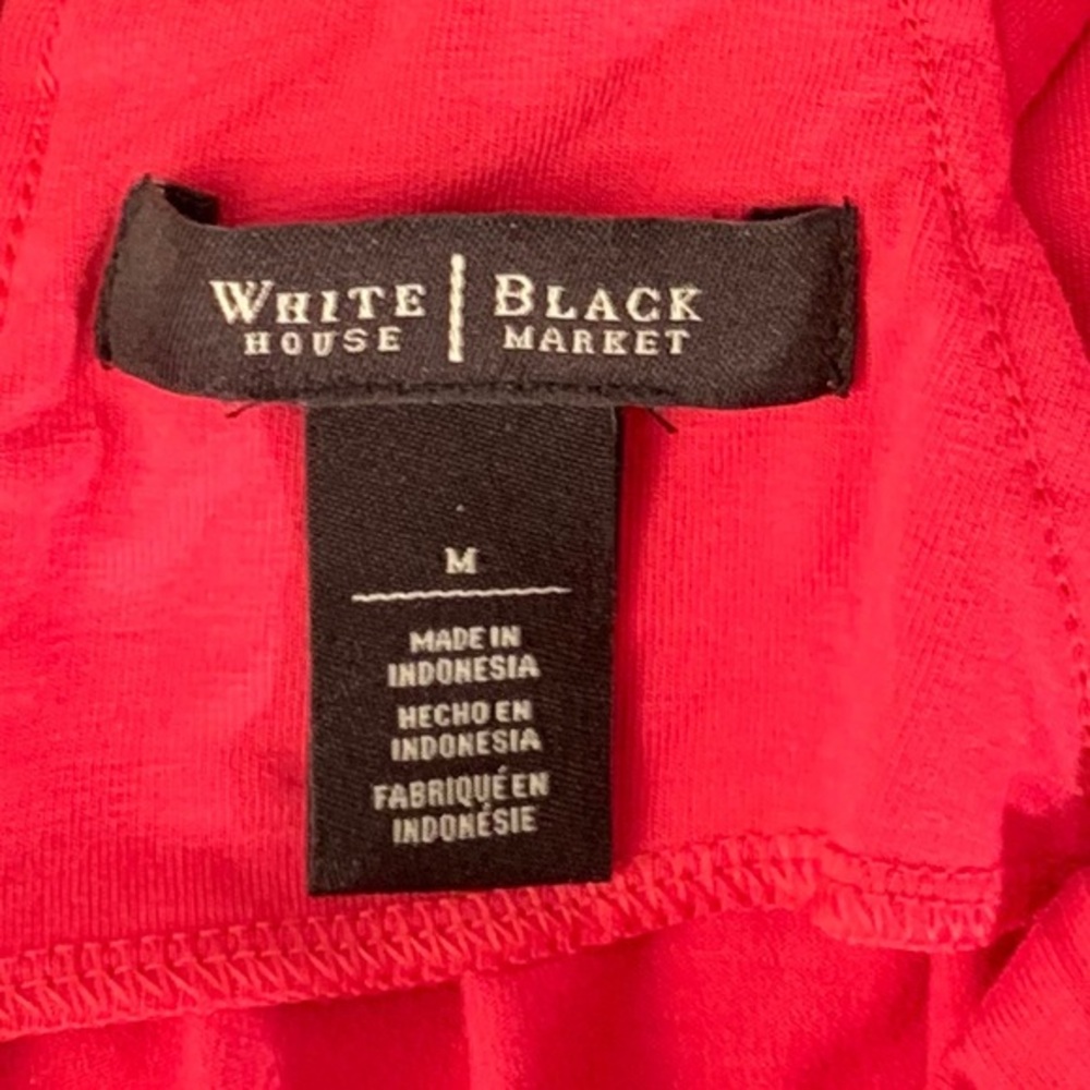 White House Black Market solid pinkish to reddish sleeveless top. - Picture 14 of 16